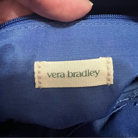 Vera Bradley Blue Cat Print Crossbody Bag and Wallet - Picture 6 of 12